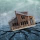 Business repairing property from a natural disaster with commercial insurance